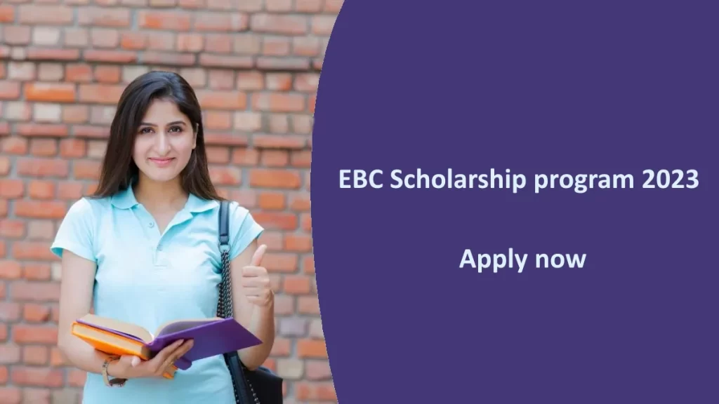 EBC Scholarship program 2023